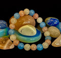 Trans Pride & Awareness Bracelet – Pink, White & Blue Polished Beads | | Wiccan Center
