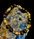 Midnight Shield Obsidian Bracelet – One of a Kind | Puerto Vallarta Artisan Piece | | Wiccan Center