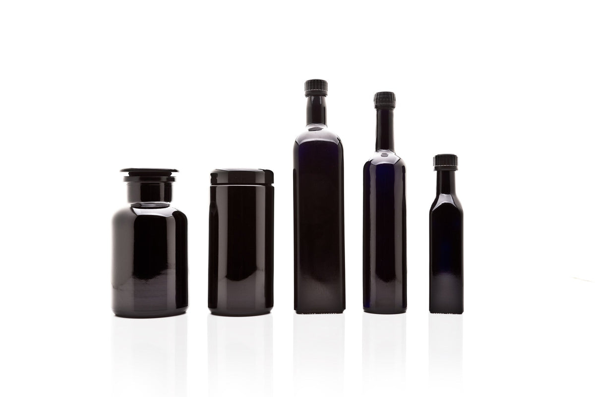 Kitchen Glass Jars Set: 250 ml, 1 L Oil Bottles, 500 ml Long Neck Bottle, 1 L Screw Top, 1 L Apothecary | | Wiccan Center