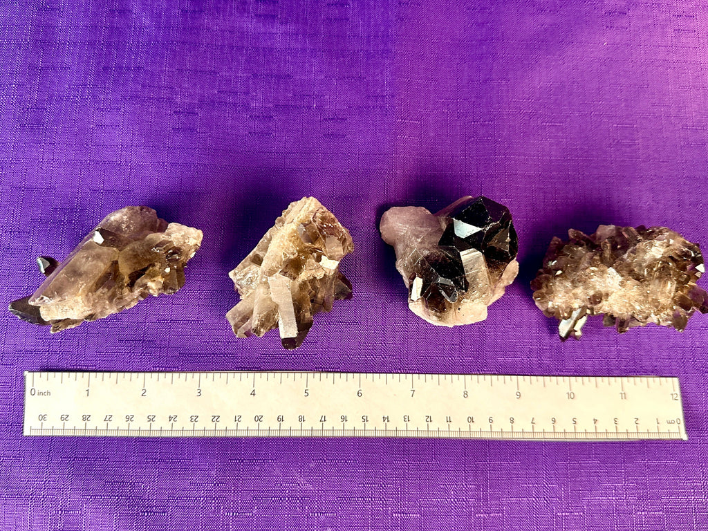 Smoky Quartz Cluster | 2-3" Natural Smoky Quartz Crystals