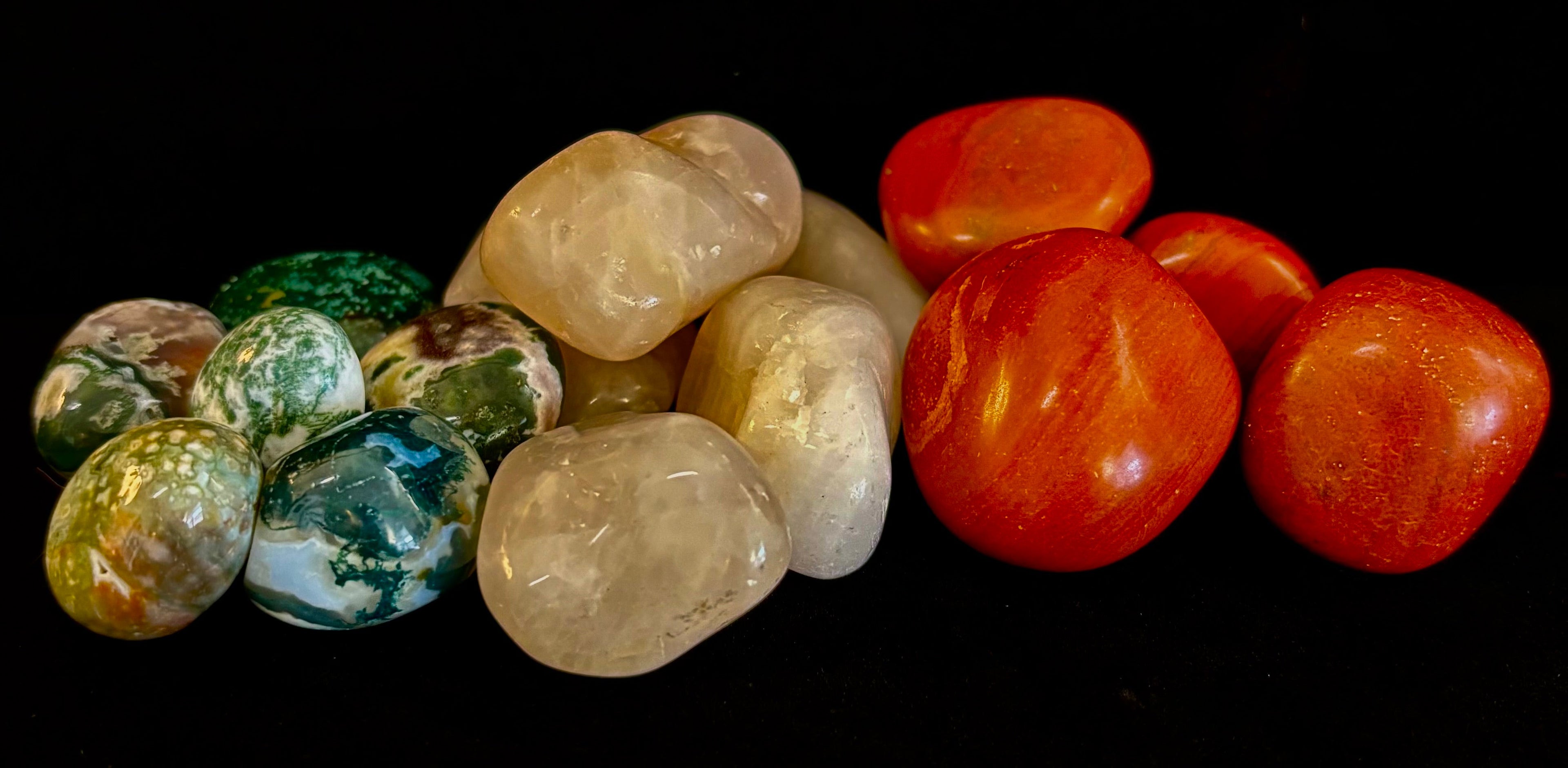 The Inner Harmony - Reiki Infused 4-Stone Tumbled Stone Collection | | Wiccan Center