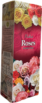 Pradhan Incense Stick Hexa - Roses (Rosas) | INCENSE AND MORE | Wiccan Center