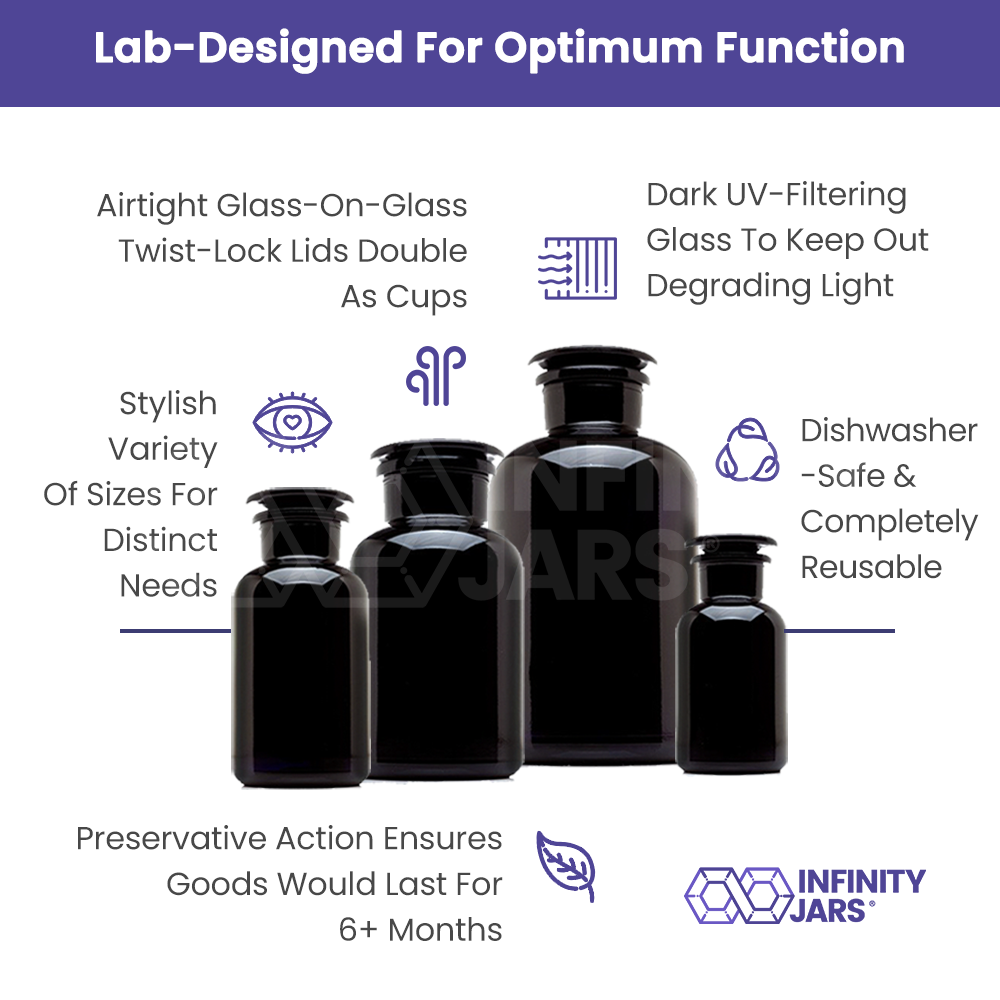 Apothecary Jar Variety Pack | Glass Jars | Wiccan Center