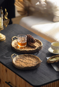 Antique Brass-Style Decorative Serving Trays | | Wiccan Center