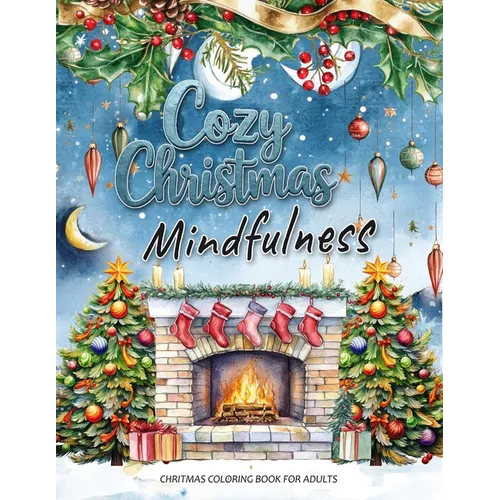 Cozy Christmas: A Mindfulness Christmas Coloring Book for Adults: Festive Scenes and Winter Mindfulness Activities for Relaxation, Meditation, and Str - Paperback | Books | Wiccan Center