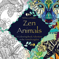 Zen Animals: A Colouring Book Adventure in the Animal Kingdom - Paperback | Books | Wiccan Center