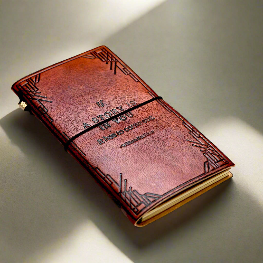 Quote Traveler's Notebook Debossed | Journal | Wiccan Center