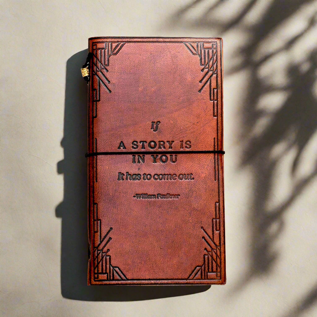 Quote Traveler's Notebook Debossed | Journal | Wiccan Center