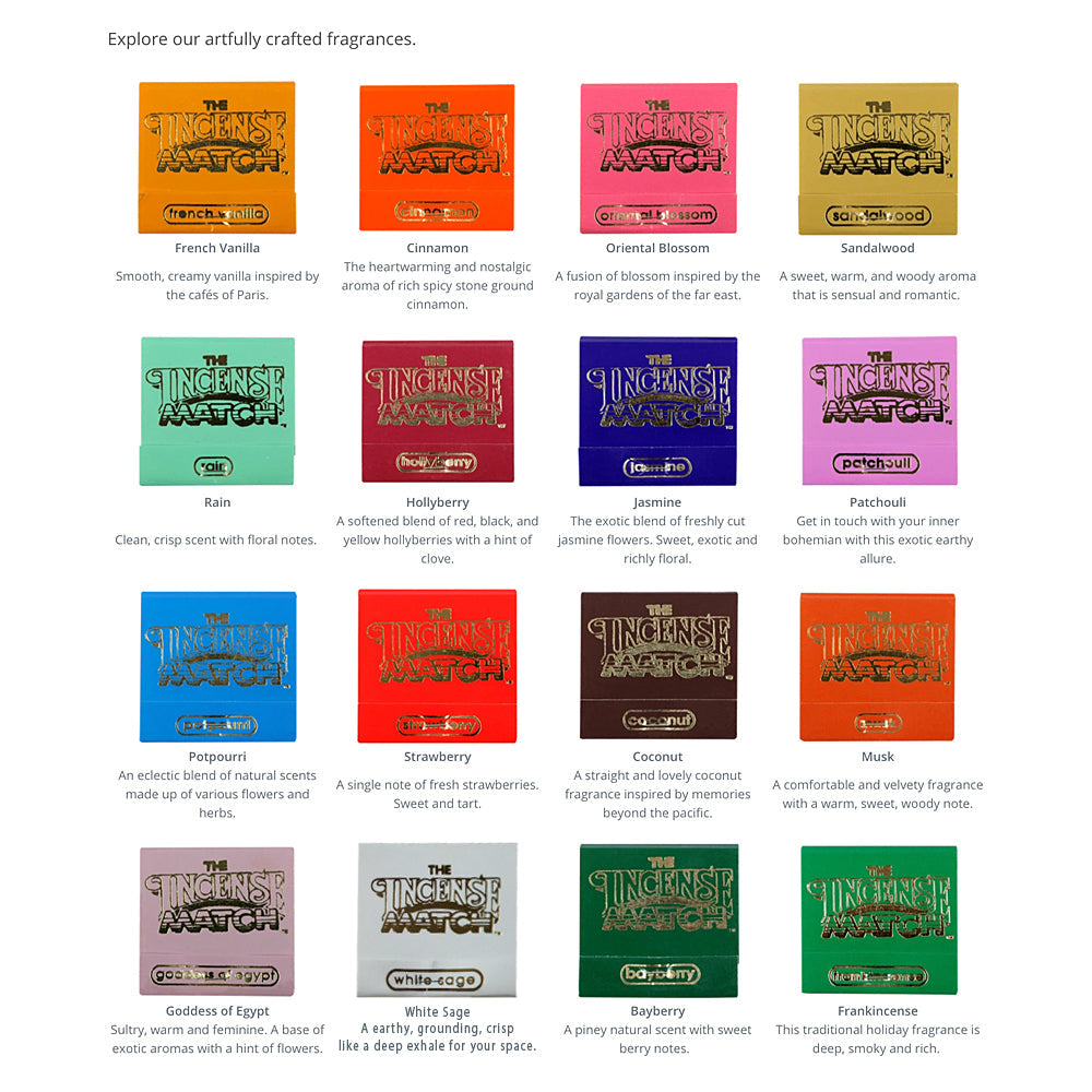 Incense Matches | Incense Matches | Wiccan Center