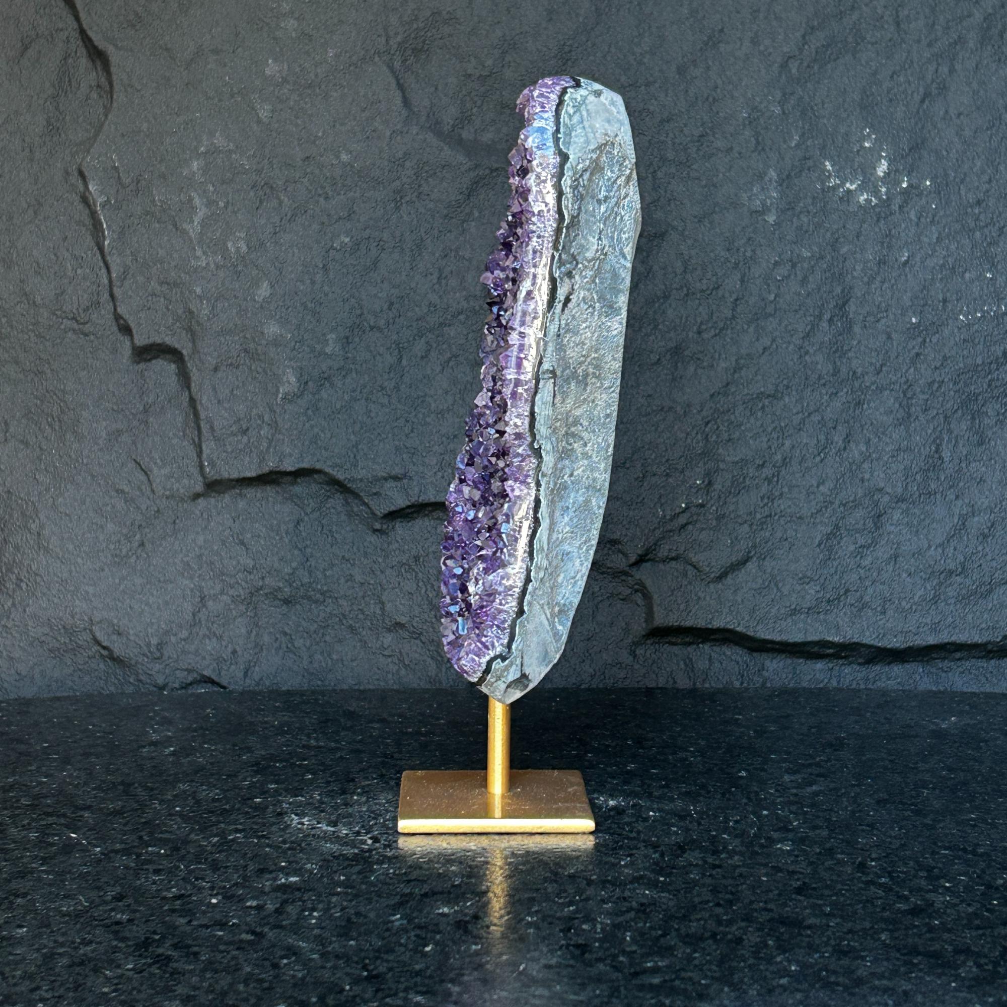 Incredible Crystal with Display Stand, Large Quartz, Amethyst geode on stand | Amethyst Geodes | Wiccan Center