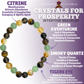 Crystals for Prosperity Stretch Bracelet (8mm) | Bracelets | Wiccan Center