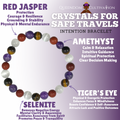 Crystals for Safe Travels Stretch Bracelet (8mm) | Bracelets | Wiccan Center
