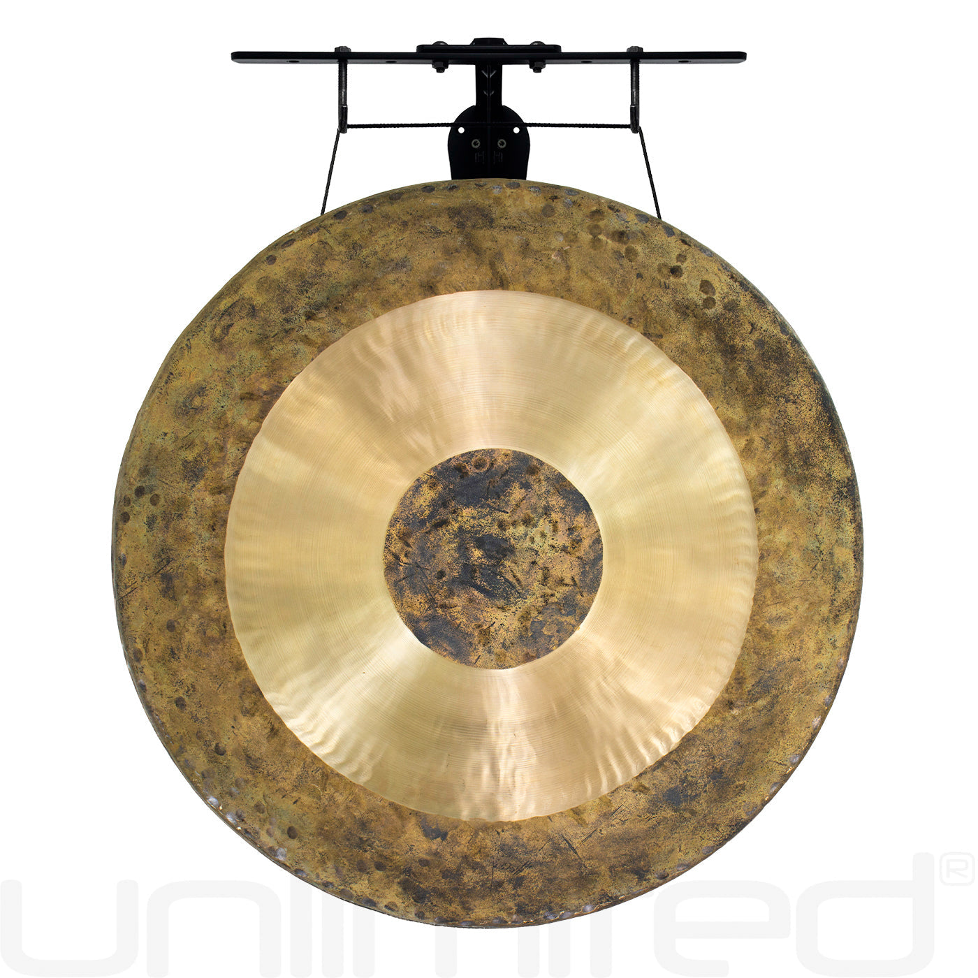 24" Chinese Gongs on the Internal Wave Gong Hanger | Gong & Stand Combo | Wiccan Center