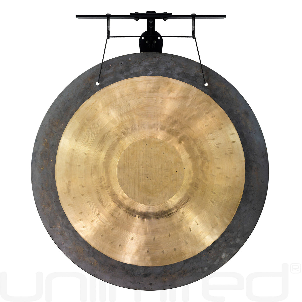 26" Chinese Gongs on the Internal Wave Gong Hanger | Gong & Stand Combo | Wiccan Center