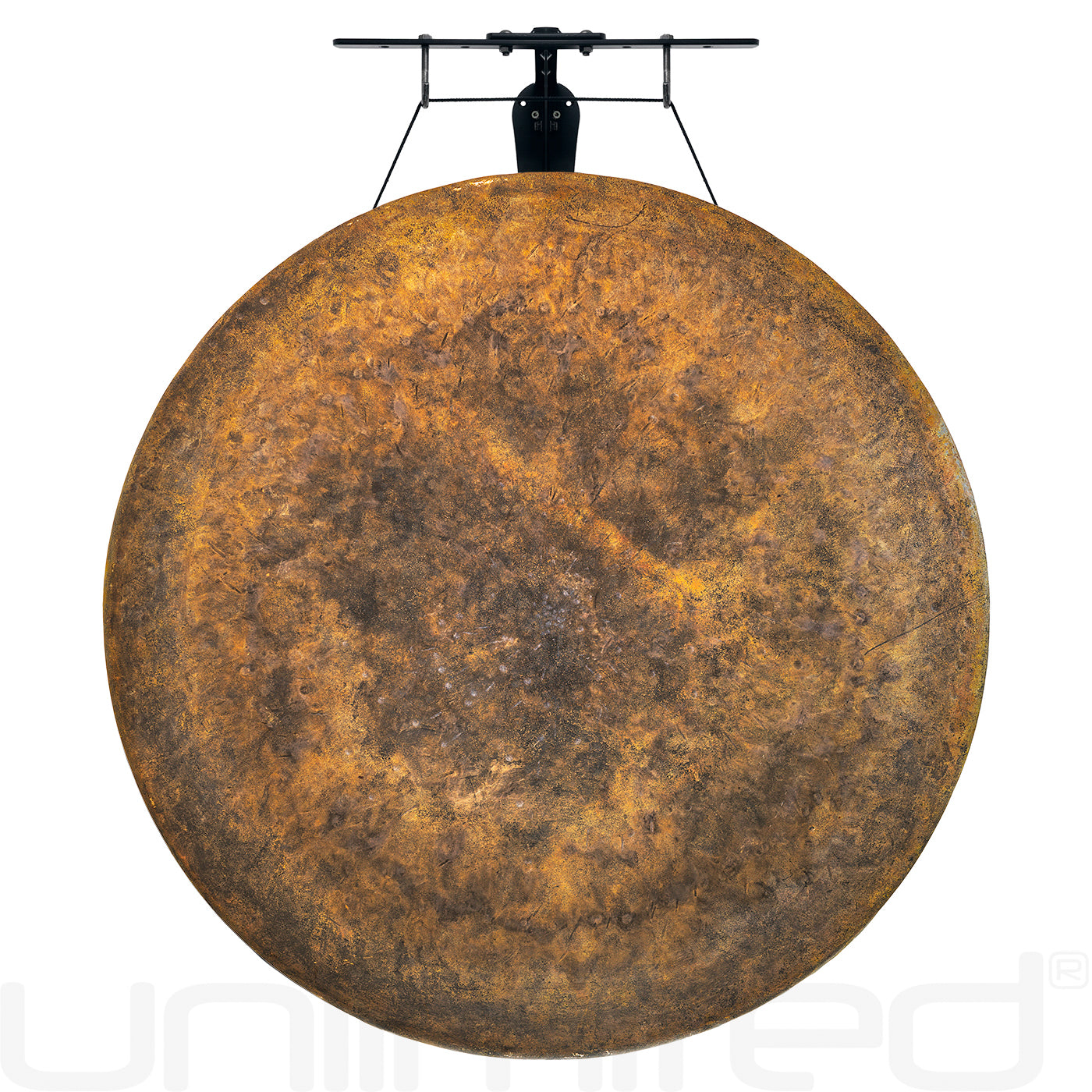 34" to 36" Chinese Gongs on the Internal Wave Gong Hanger | Gong & Stand Combo | Wiccan Center