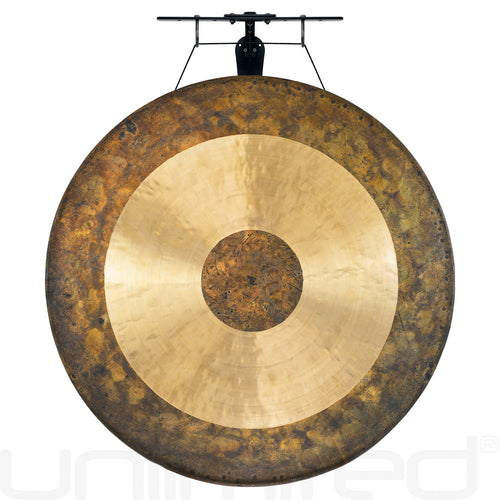 38" Chinese Gongs on the Internal Wave Gong Hanger | Gong & Stand Combo | Wiccan Center