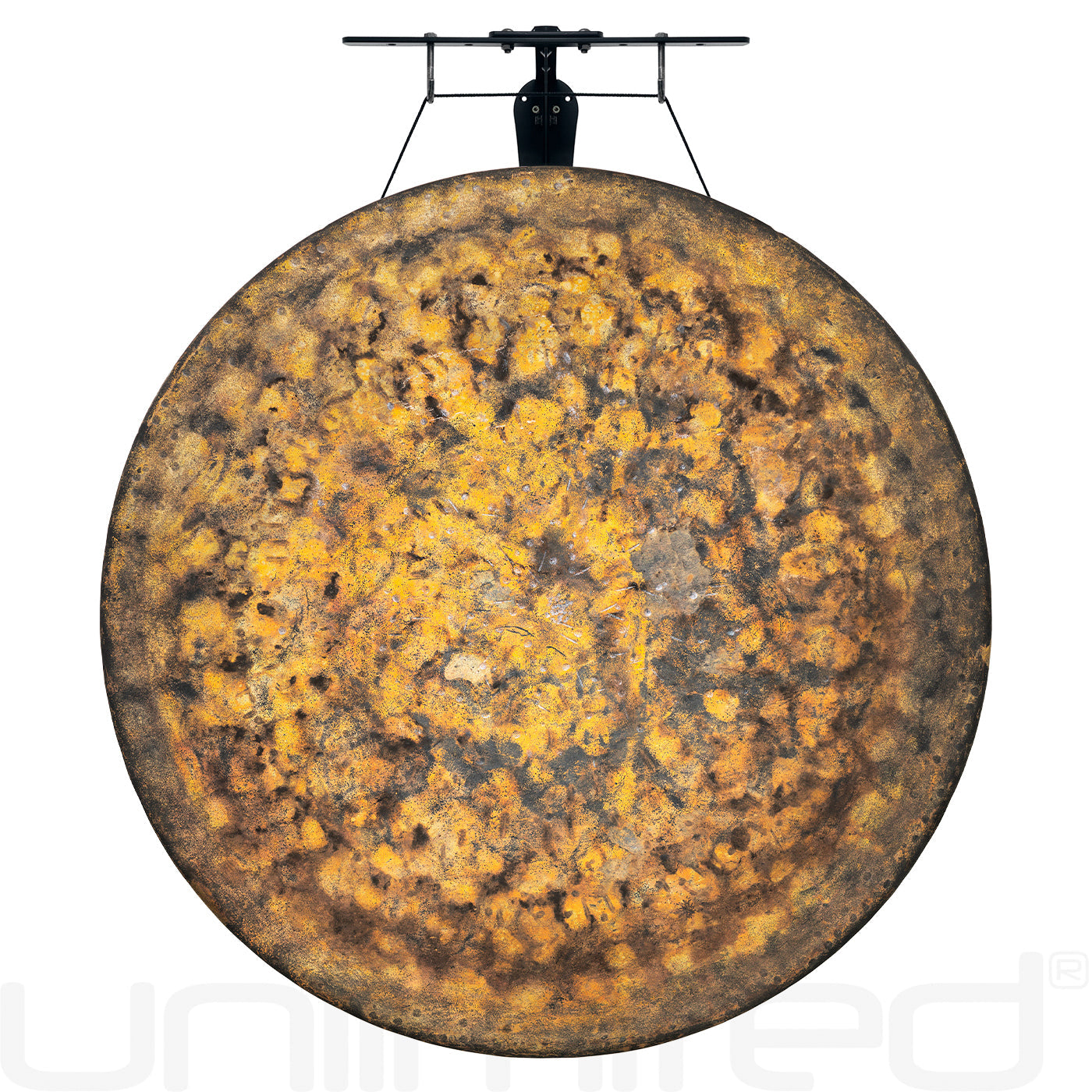 38" Chinese Gongs on the Internal Wave Gong Hanger | Gong & Stand Combo | Wiccan Center