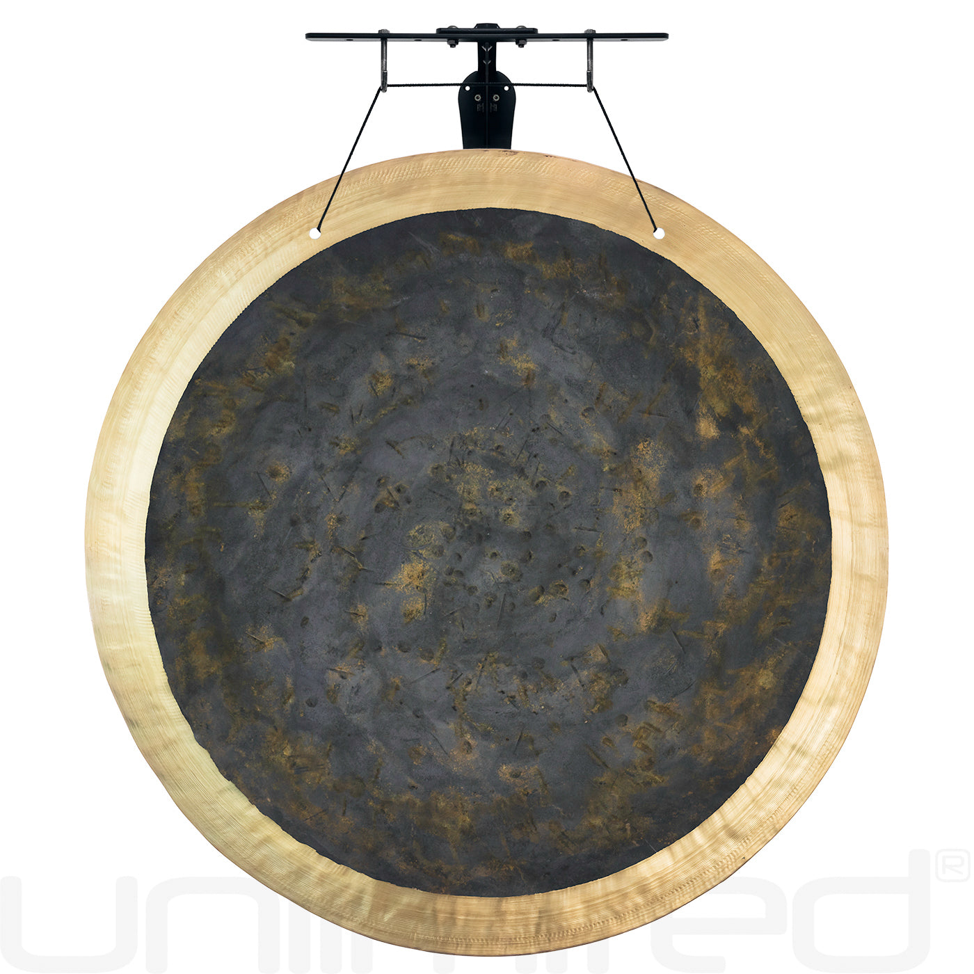 38" Chinese Gongs on the Internal Wave Gong Hanger | Gong & Stand Combo | Wiccan Center