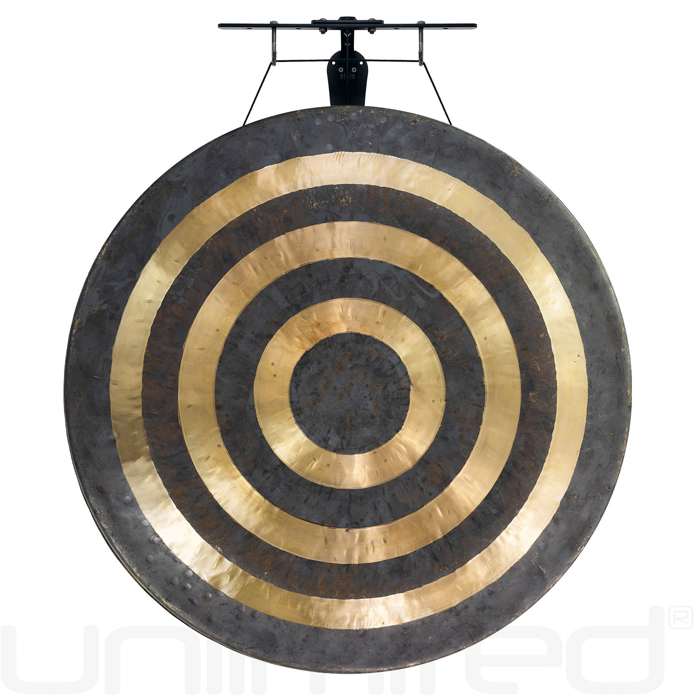 38" Chinese Gongs on the Internal Wave Gong Hanger | Gong & Stand Combo | Wiccan Center