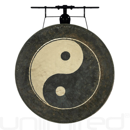 22" to 26" Taoist Moonlight Gongs on Stands | Gong & Stand Combo | Wiccan Center