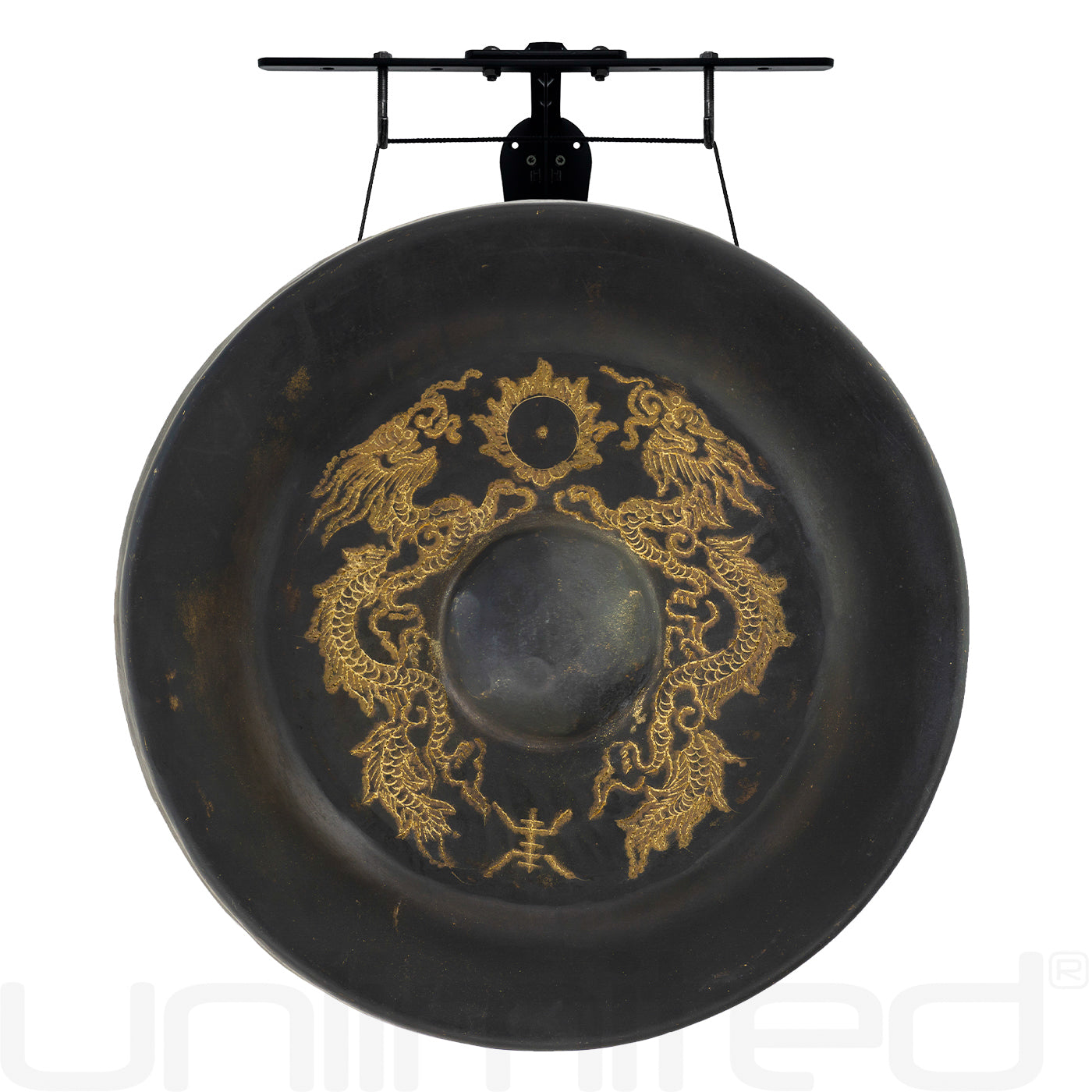 20" to 36" Vietnamese Dragon Gongs on Stands | Gong & Stand Combo | Wiccan Center