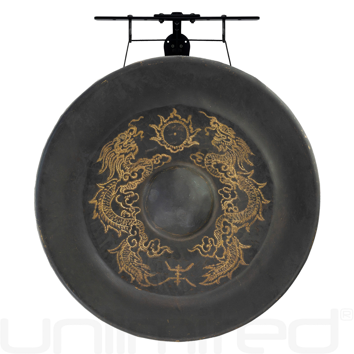 20" to 36" Vietnamese Dragon Gongs on Stands | Gong & Stand Combo | Wiccan Center