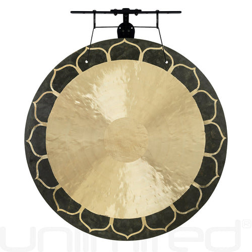 30" to 38" Temple Wind Gongs on Stands | Gong & Stand Combo | Wiccan Center