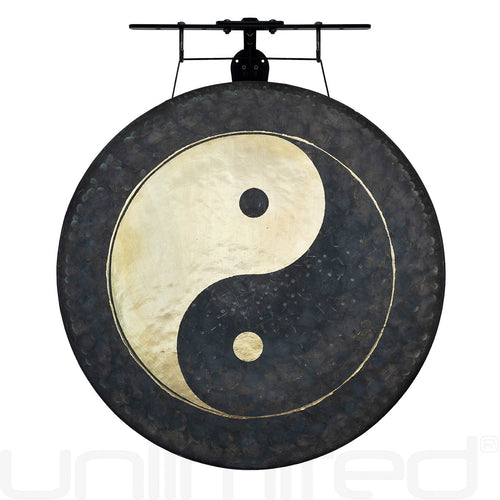 32" to 38" Taoist Moonlight Gongs on Stands | Gong & Stand Combo | Wiccan Center