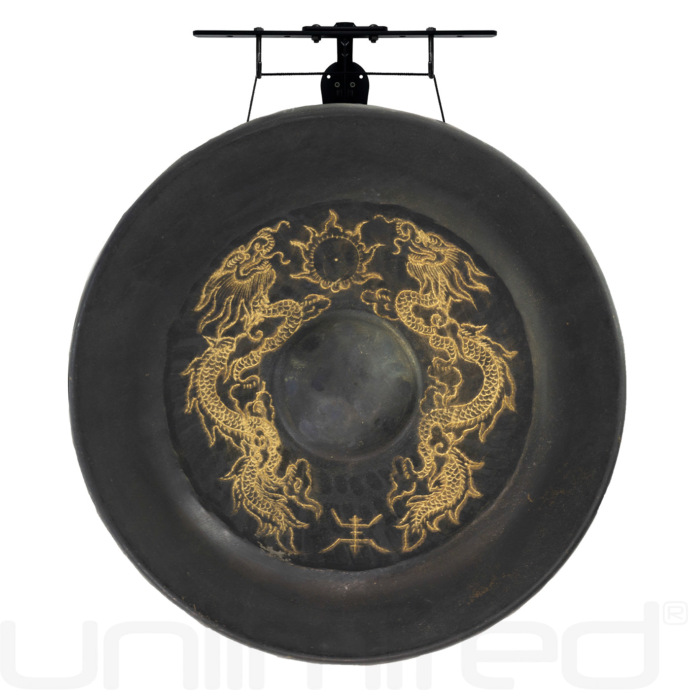 20" to 36" Vietnamese Dragon Gongs on Stands | Gong & Stand Combo | Wiccan Center
