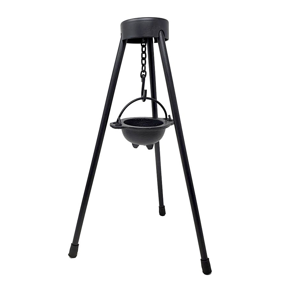 Iron Tripod Cauldron Holder | Incense Burner | Wiccan Center