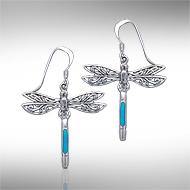 Dragonfly Silver Earrings JE183