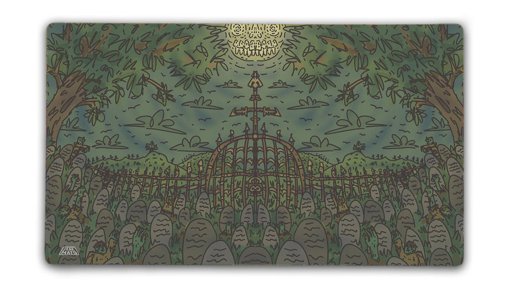 Graveyard Green | Playmat | Wiccan Center