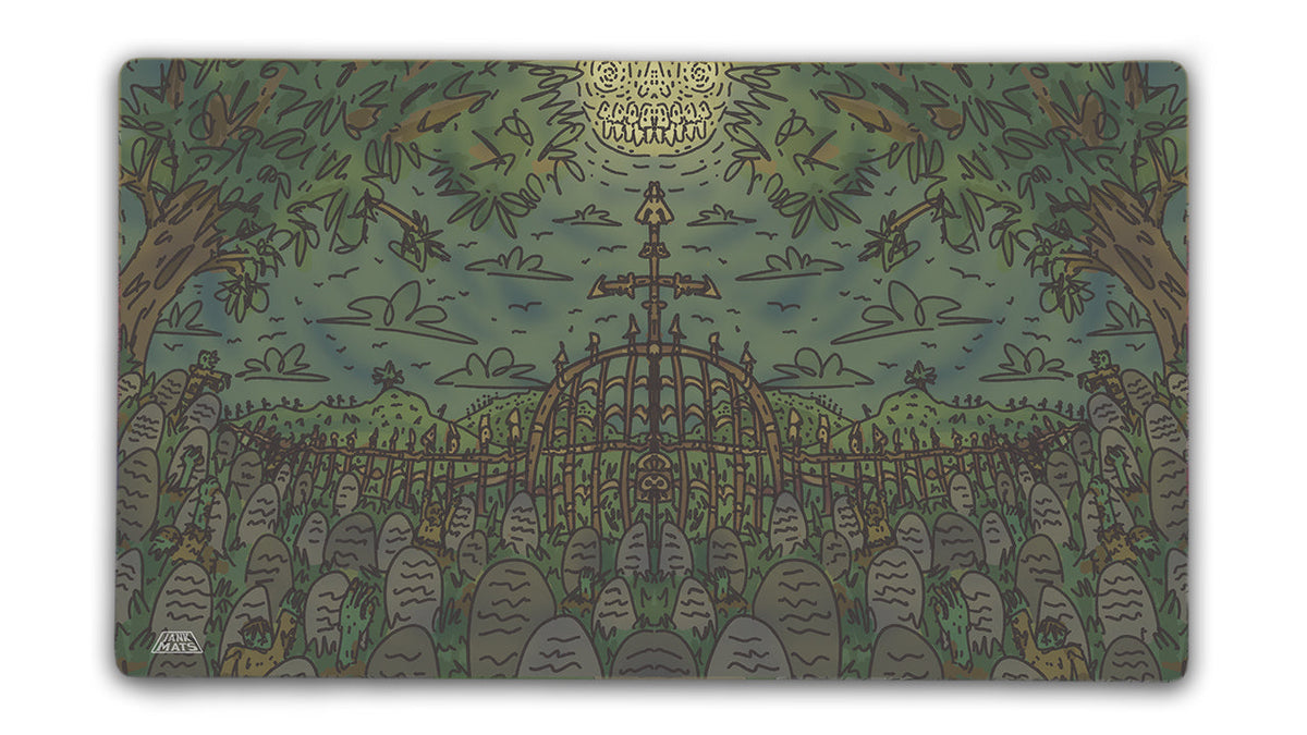 Graveyard Green | Playmat | Wiccan Center