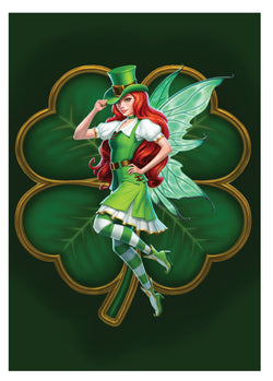 St Patrick's Fairy Card | Cards - James Ryman | Wiccan Center