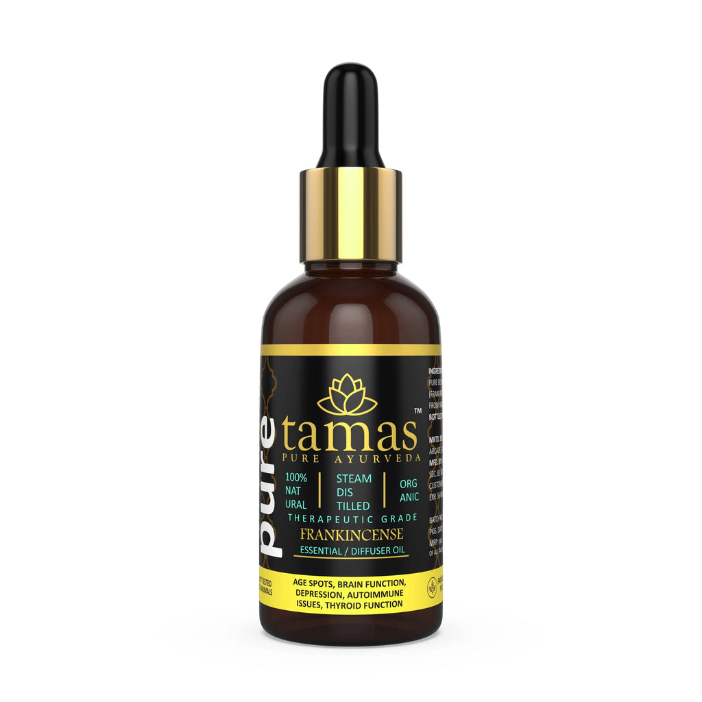 Tamas Pure Ayurveda 100% Organic Frankincense Essential Oil - USDA Certified Organic | Tamas Ayurveda | Wiccan Center