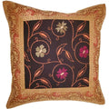 Jacquard Embroidered Design Patchwork Cushion Cover Home Accent