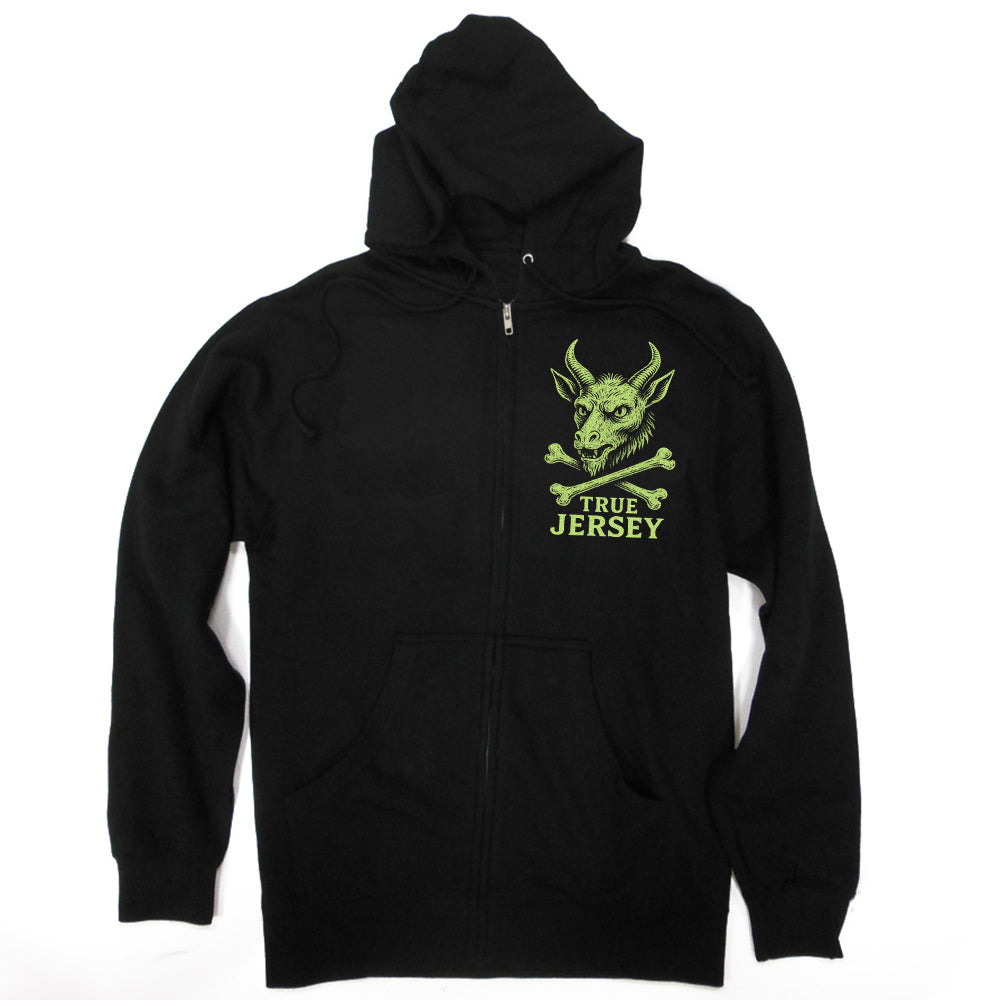 Jersey Devil Cryptid Society Zip Up Hoodie | Hoodies | Wiccan Center