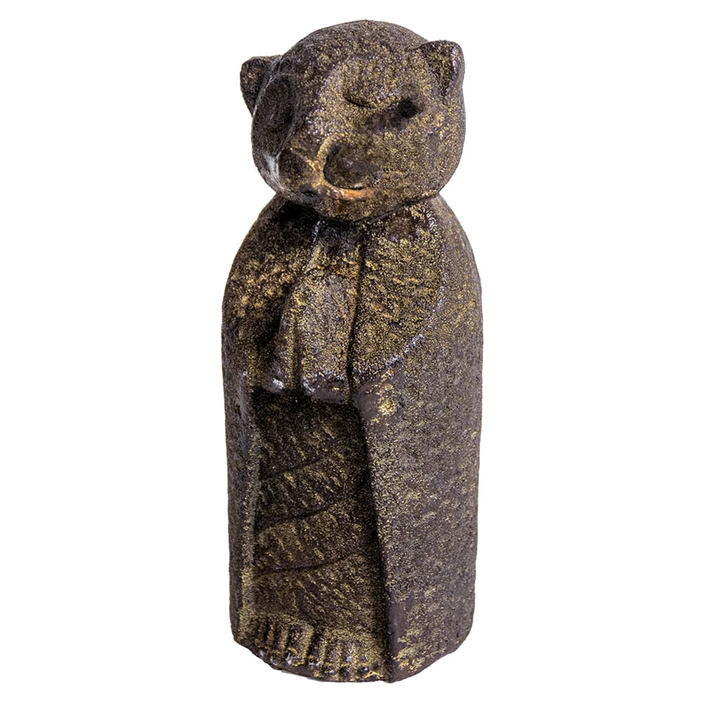 Jizo Cat Volcanic Stone Statue | Statue | Wiccan Center