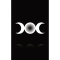 3 Moons Waxing, Waning, and Full Diary, Journal, and/or Notebook: Perfect for Fans of Astrology, Dark Magic, Fantasy, Mindfulness, Occult, Pilates, Wi - Hardcover