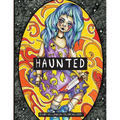 Haunted: Scary Halloween Coloring Book - Paperback | Books | Wiccan Center