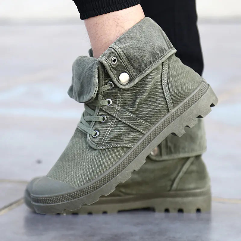 High-Top Canvas Platform Shoes | Men Shoes | Wiccan Center