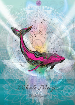 Whale Magic Card for Wild Spirit | Karin Roberts Cards | Wiccan Center