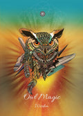 Owl Magic Card for Wisdom | Karin Roberts Cards | Wiccan Center