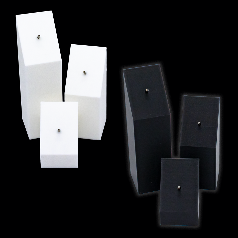 Set of 3 Threadless Jewelry Display Stands | Body Jewelry | Wiccan Center