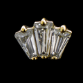 LumiFleur - 14KT Gold Threadless End | Threadless End | Wiccan Center