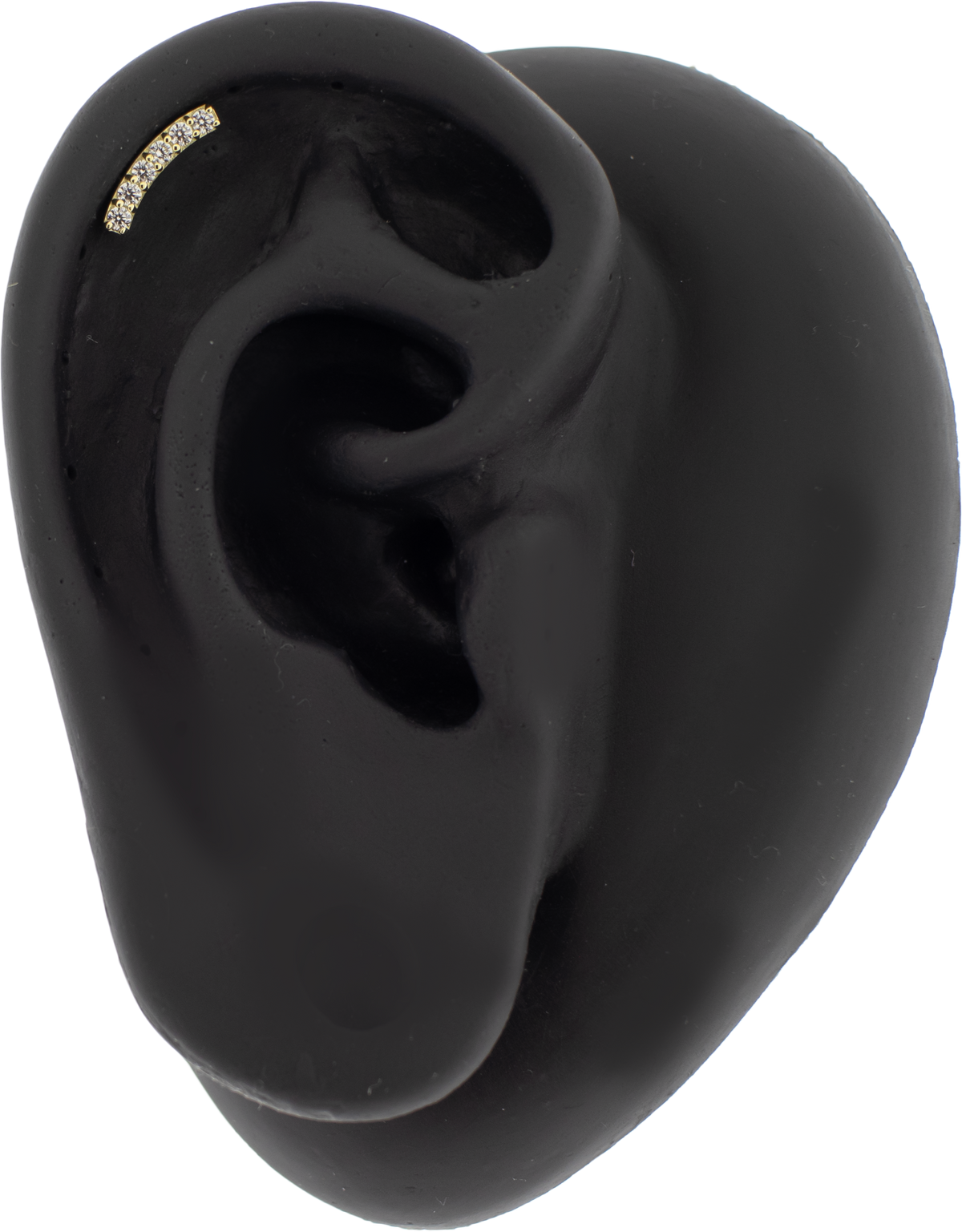Royale - 14kt Gold Threadless Gem Arch | Body Jewelry | Wiccan Center