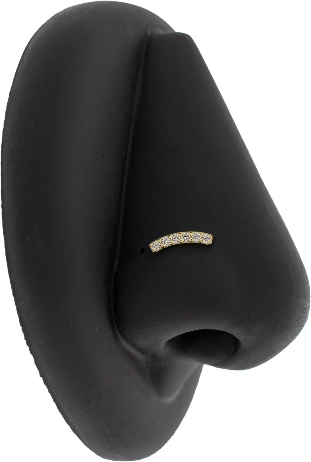 Royale - 14kt Gold Threadless Gem Arch | Body Jewelry | Wiccan Center