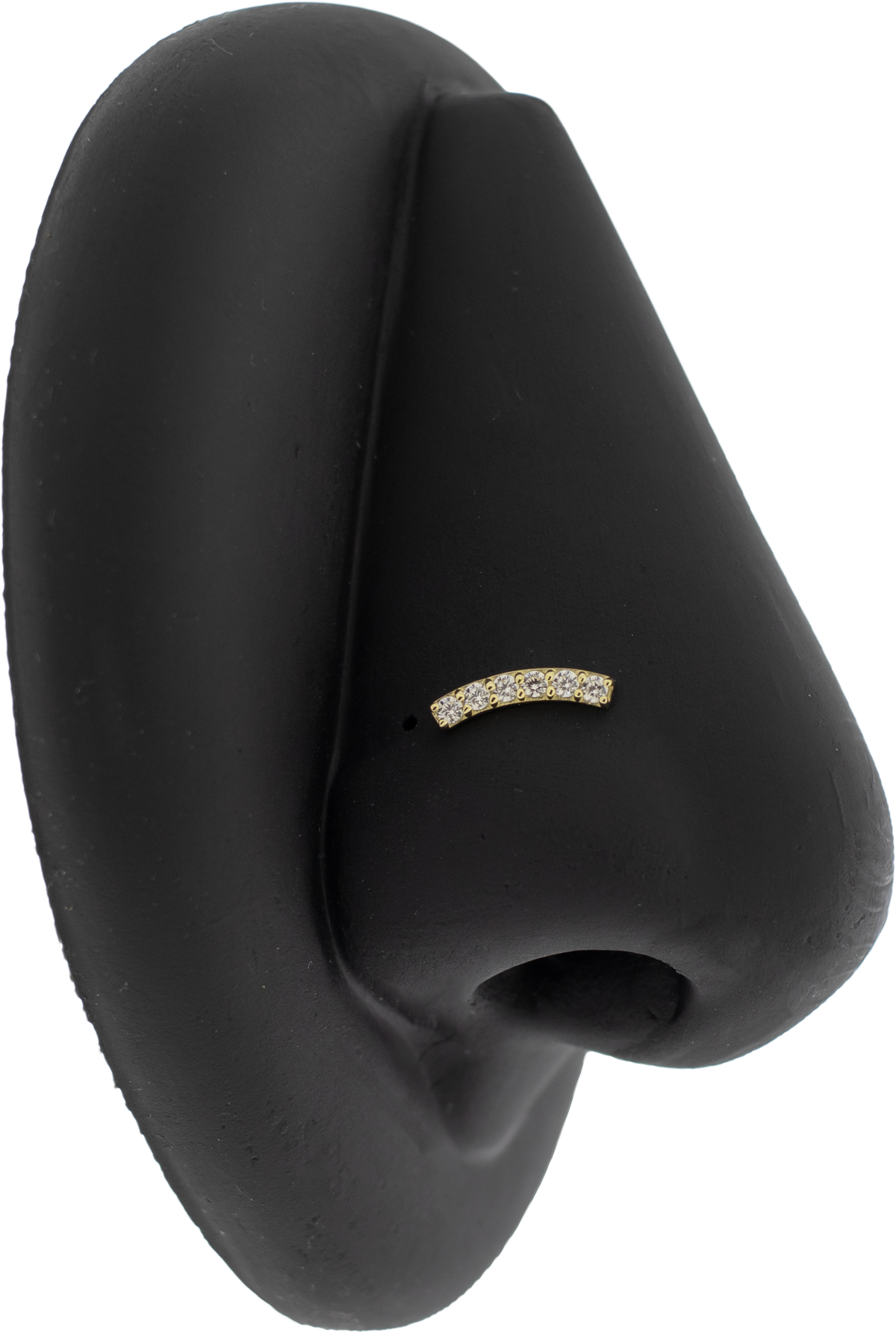 Royale - 14kt Gold Threadless Gem Arch | Body Jewelry | Wiccan Center