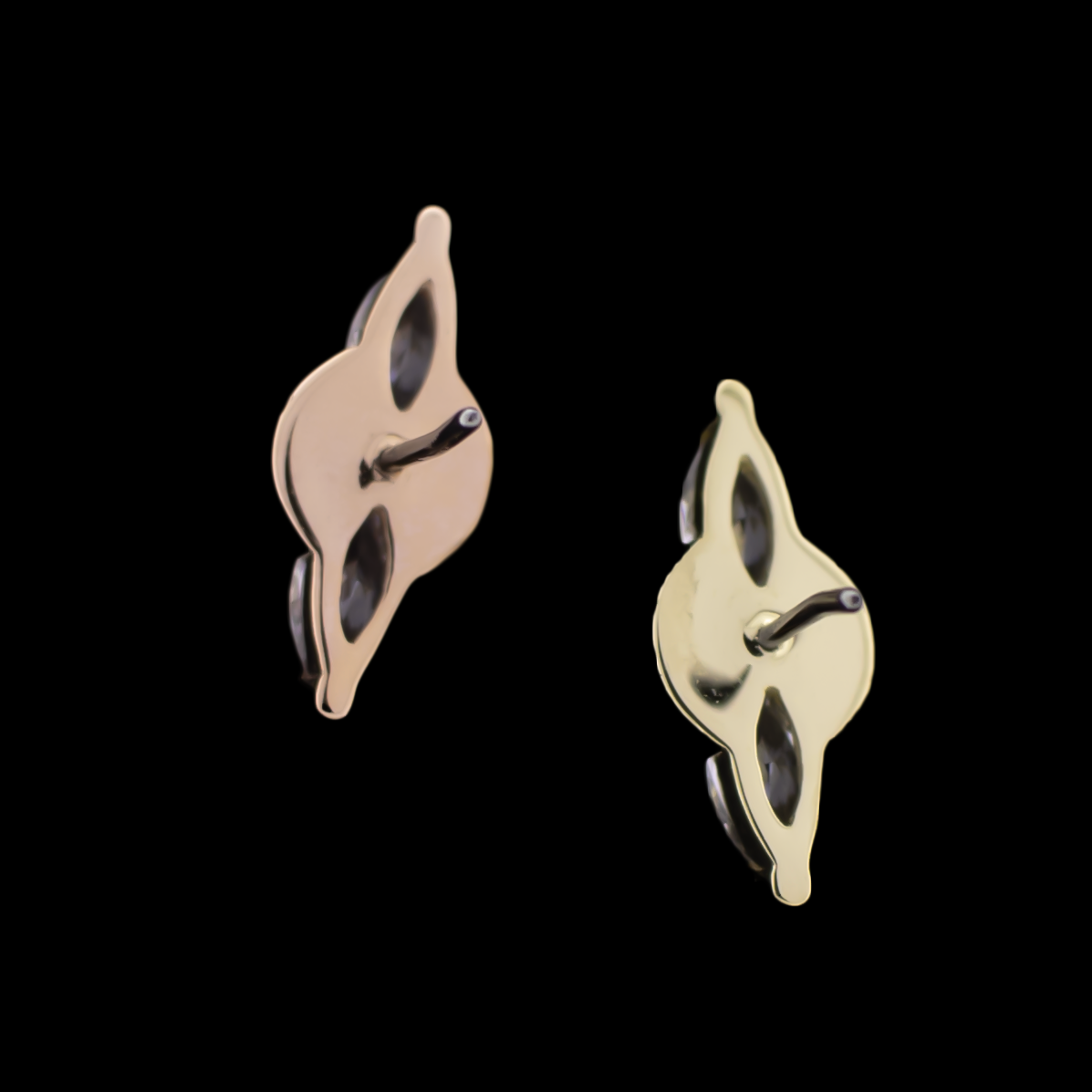 Solara - 14KT Gold Threadless End | Body Jewelry | Wiccan Center