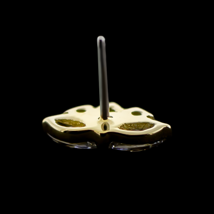Lotusra - 14KT Gold Threadless End | Threadless End | Wiccan Center